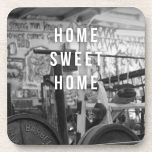 Gym - Home Sweet Home - Barbell - Workout Coaster