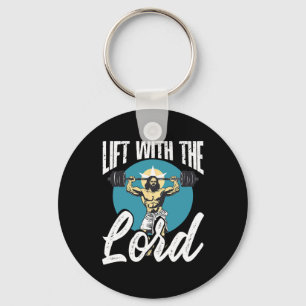 Gym Instructor Christian Beliefs Bodybuilding Jesu Key Ring