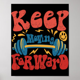 Gym Keep Bodybuilding Funny Fitness Workout Inspir Poster