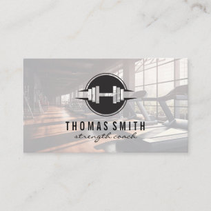 Gym Logo   Fitness Centre Business Card