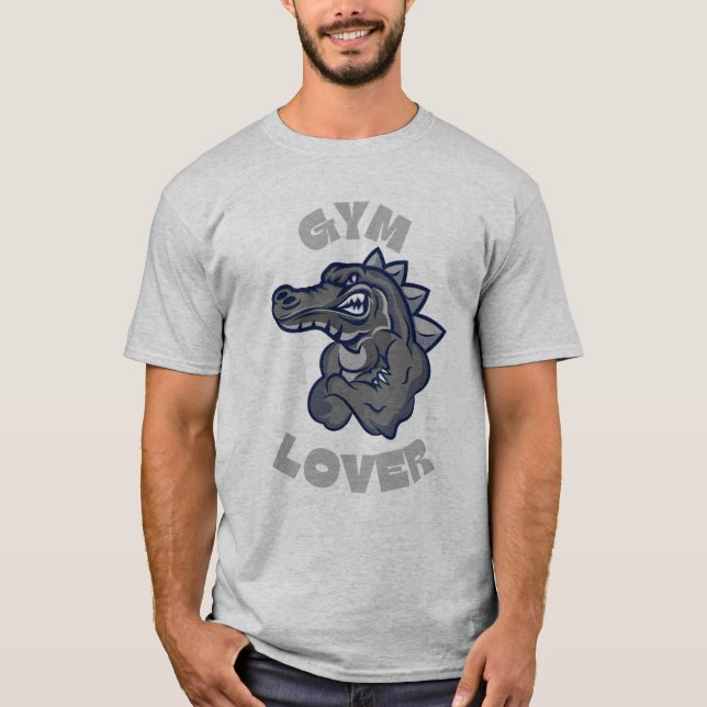 Gym Lover Alligator T-Shirt (Front)