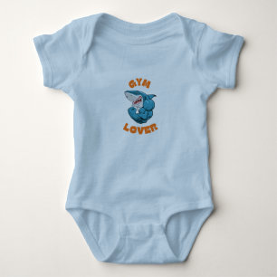 Gym Lover Baby  Bodysuit