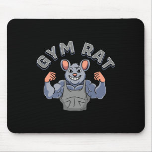 Gym Lover Bodybuilding Workout Funny Gym Rat  Mouse Pad
