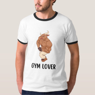 Gym Lover Bull T-Shirt
