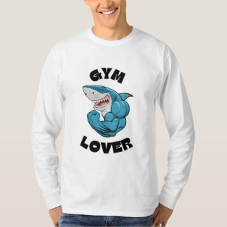 Gym Lover Text Design T-Shirt – Perfect for Fitnes