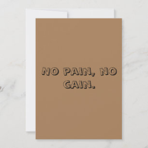GYM Motivation Custom text And Light Brown Announcement