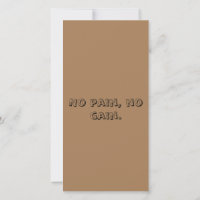 GYM Motivation Custom text And Light Brown
