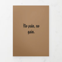GYM Motivation Custom text And Light Brown