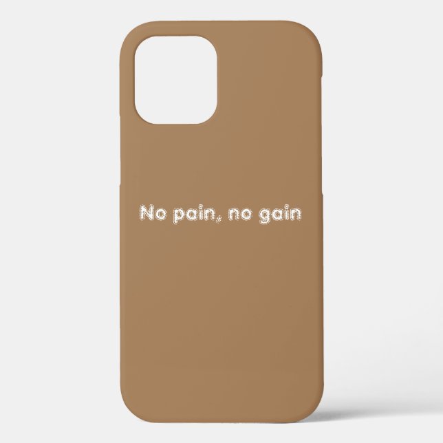 GYM Motivation quotes And Light Brown  Case-Mate iPhone Case (Back)