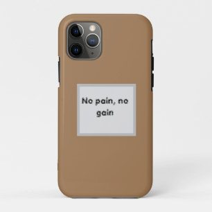 GYM Motivation quotes And Light Brown Case-Mate iPhone Case