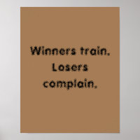 GYM Motivation quotes And Light Brown Poster