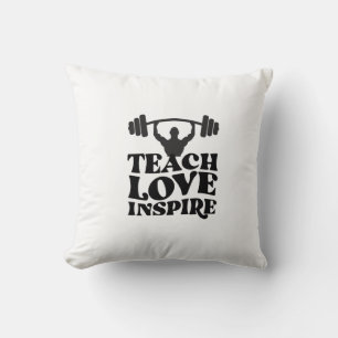GYM motivational design Cushion