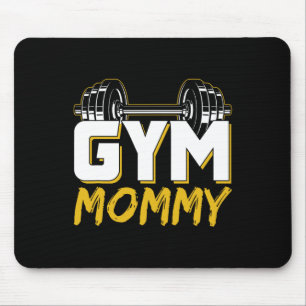 Gym Mummy Fitness Training Workout Weightlifting M Mouse Pad