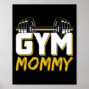 Gym Mummy Fitness Training Workout Weightlifting M Poster