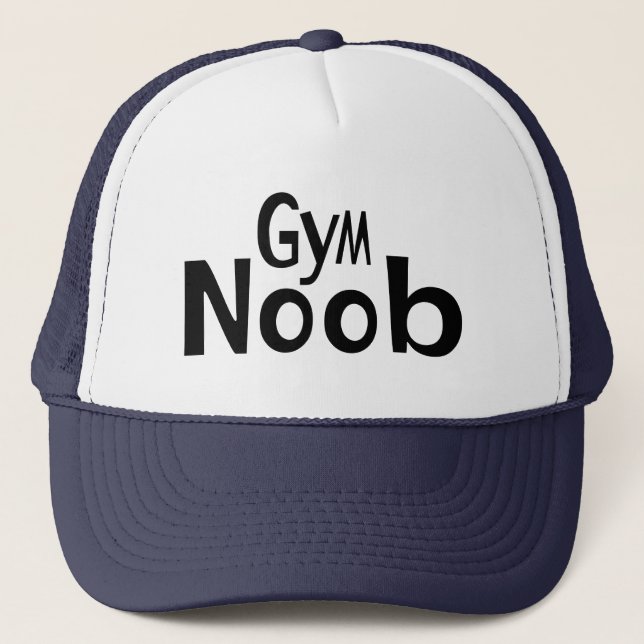 Gym noob trucker hat (Front)