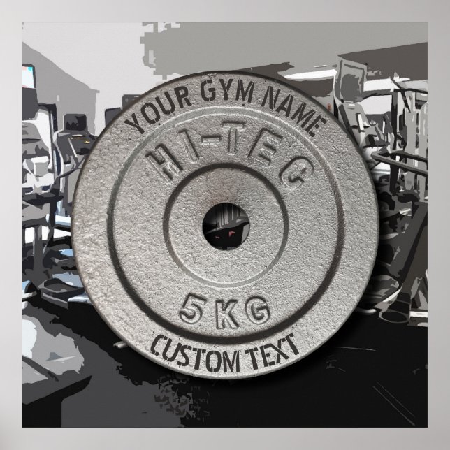 Gym Owner or User Fitness Funny Grey Edition Poster (Front)