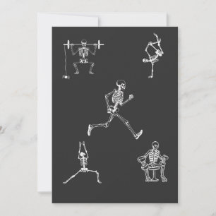 Gym Personal Train Therapy Spooky Halloween Invitation
