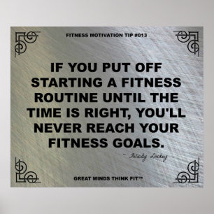 Gym Poster for Fitness Motivation #013