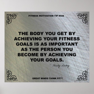 Gym Poster for Fitness Motivation #026