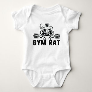 Gym Rat Baby Bodysuit