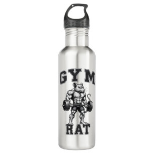 Gym Rat Deadlift - Lifting Humor - Bodybuilding  710 Ml Water Bottle