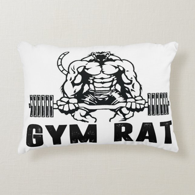 Gym Rat Decorative Cushion (Front)