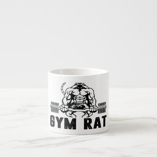 Gym Rat Espresso Cup (Front)
