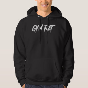 Gym Rat Gifts Men Essential Clothes Hustle Fitness Hoodie