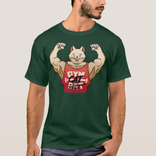 Gym Rat Gym Cat by Tobe Fonseca T-Shirt