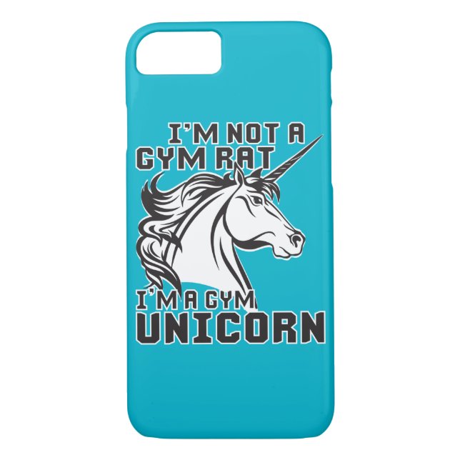 Gym Rat - Gym Unicorn - Bodybuilding Humour Case-Mate iPhone Case (Back)