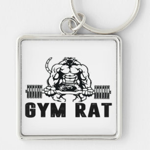 Gym Rat Key Ring