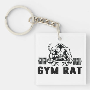Gym Rat Key Ring