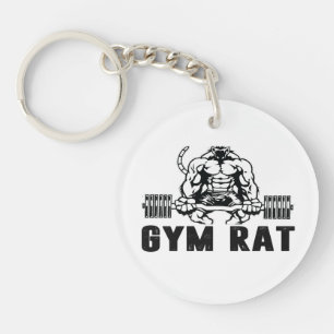 Gym Rat Key Ring
