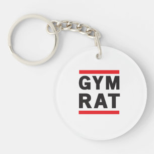 Gym Rat Key Ring