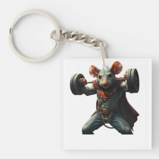 Gym Rat Key Ring
