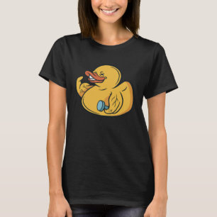 Gym Rat Rubber Duck Exercise Fitness Men Women Gra T-Shirt