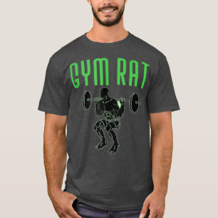 Gym Rat Weight Training Workout Eercise Lifting T-Shirt