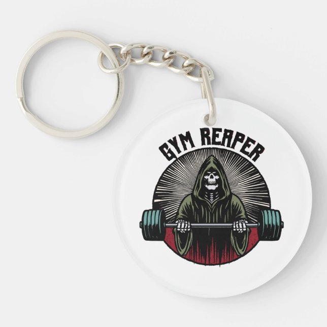 Gym Reaper Workout Key Ring (Front)