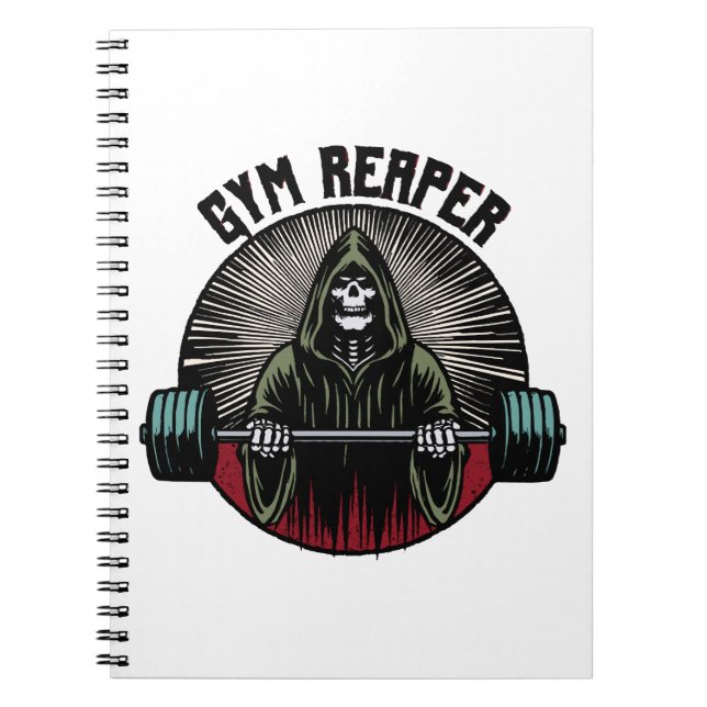 Gym Reaper Workout Notebook (Front)