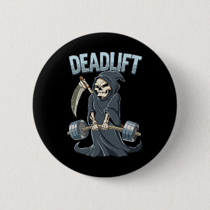 Gym Repeaer Deadlift Bodybuilding 6 Cm Round Badge