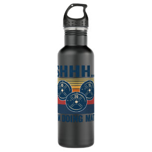 Gym Shhhh... Im doing math funny fitness 65 710 Ml Water Bottle