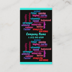 gym, sports club or trainer business card 2
