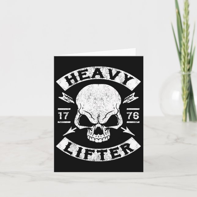 Gym T Shirt  Card (Front)