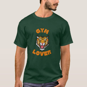 gym t-shirt with tigerUnleash Your Beast: Gym Love