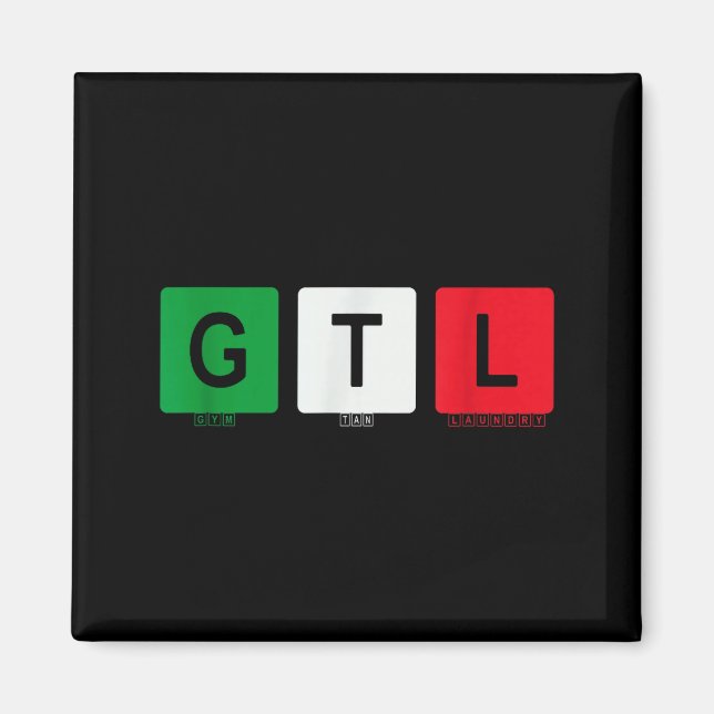 Gym Tan Laundry Gtl New Jersey Garden Nj Shore Ita Magnet (Front)