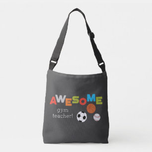 Gym Teacher Appreciation Balls Awesome Crossbody Bag