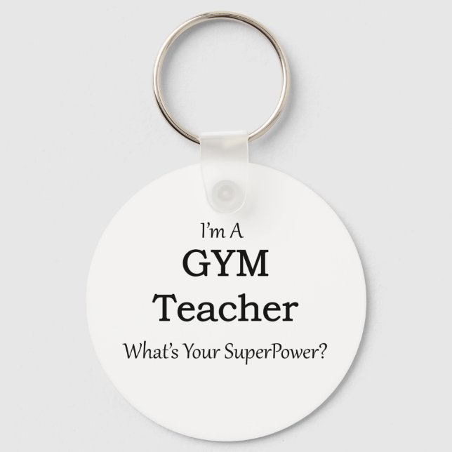 Gym Teacher Key Ring (Front)