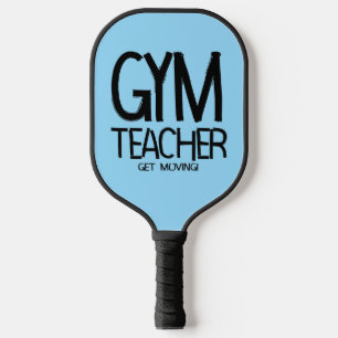 Gym Teacher Move Pickleball Paddle
