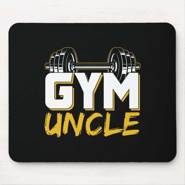 Gym Uncle  Mouse Pad (Front)