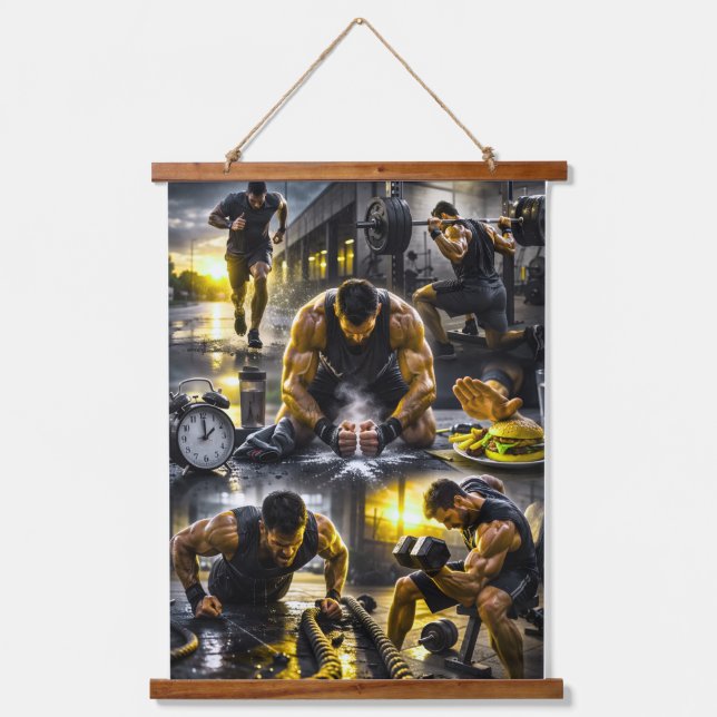 gym wall hangging tapestry (Front)